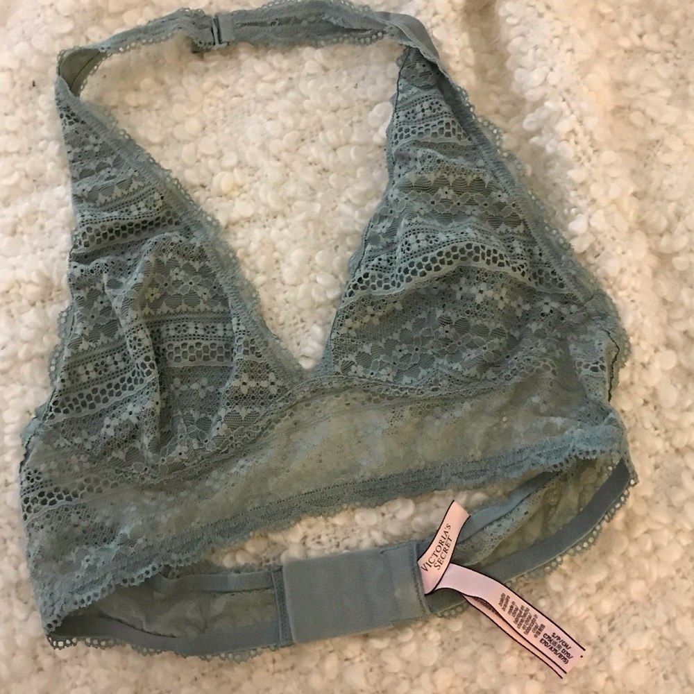 VS Turquoise Halter Bralette